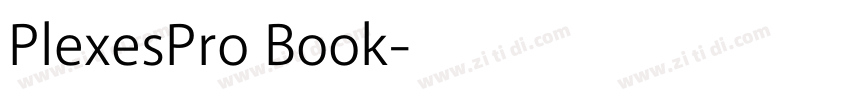 PlexesPro Book字体转换